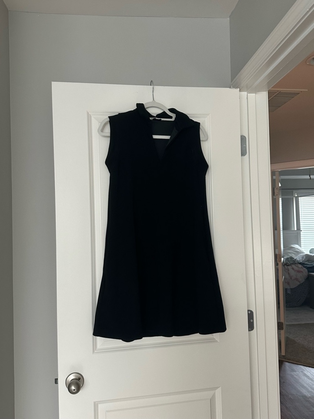 Pcill Sleeveless Black A-Line Dress